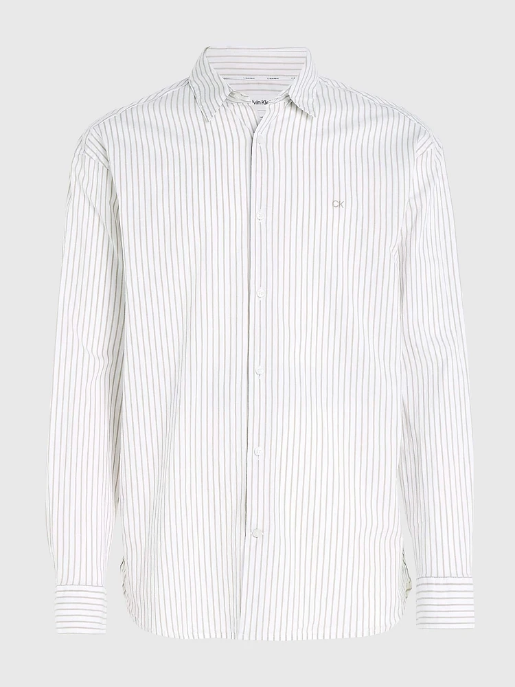 Camisa Calvin Klein Relaxed Hombre Blanco