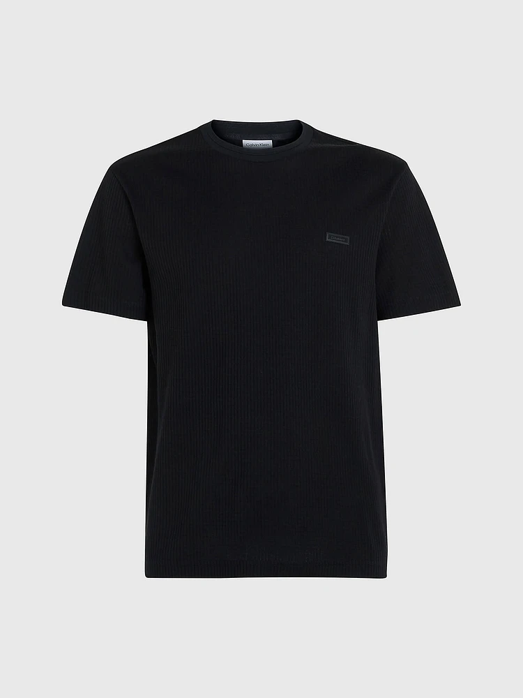 Playera Calvin Klein Slim Hombre Negro