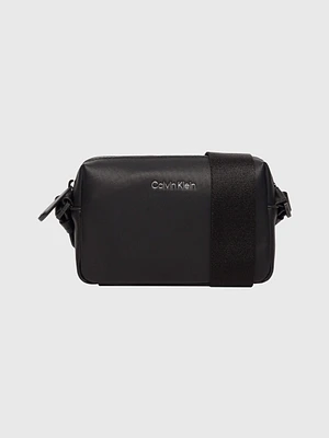 Bolsa Calvin Klein Camera Hombre Negro - Talla: Única