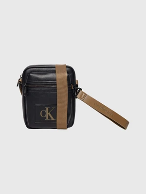 Bolsa Calvin Klein Crossbody Hombre Negro - Talla: Única