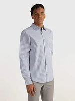 Camisa Calvin Klein Stretch Hombre Azul