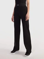 Pantalón Calvin Klein Canalé Mujer Negro