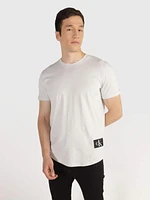 Playera Calvin Klein Logo Hombre Gris