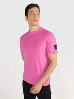 Playera Calvin Klein Logo Hombre Rosa