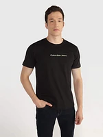 Playera Calvin Klein Logotipo Hombre Negro