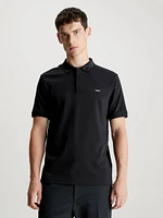 Polo Calvin Klein Logo Cuello Hombre Negro