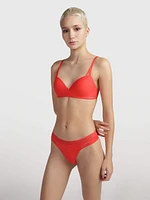 Brasier Calvin Klein Demi Lift Seductive Comfort Light Mujer Naranja