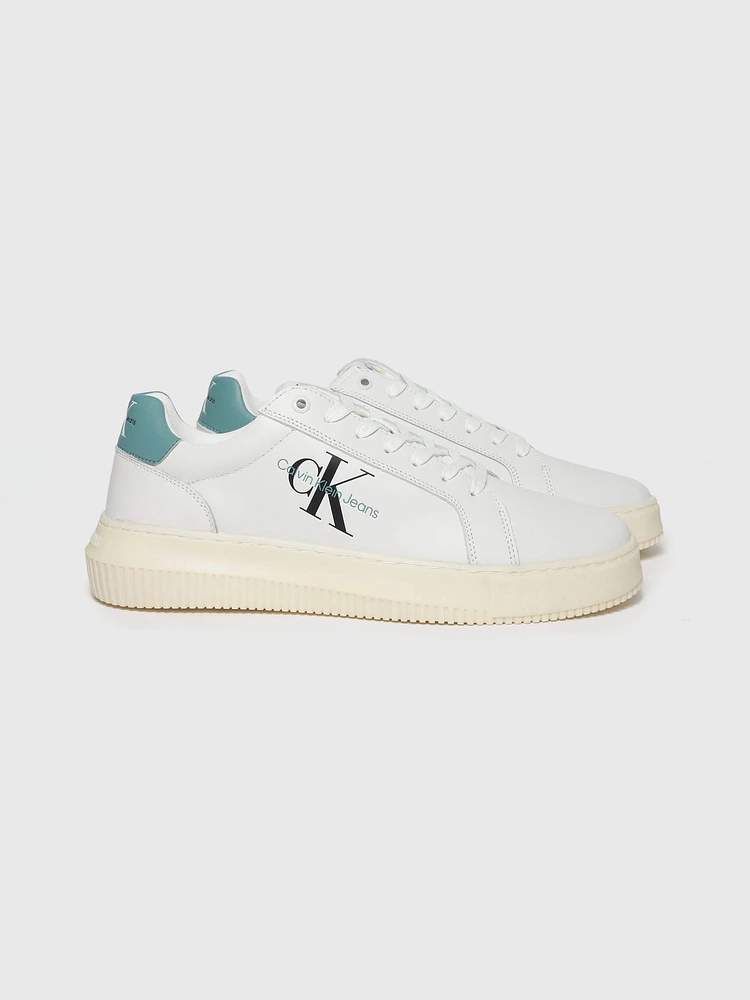 Tenis Calvin Klein de Piel Hombre Blanco