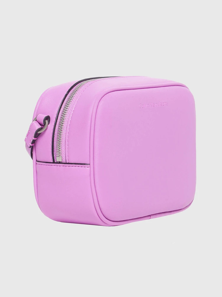 Bolsa Calvin Klein Crossbody Mujer Morado - Talla: Única