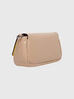 Bolsa Calvin Klein Crossbody Mujer Beige - Talla: Única