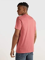 Playera Calvin Klein Monograma Hombre Rojo