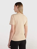 Playera Calvin Klein Mujer Beige