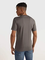 Playera Calvin Klein Logotipo Hombre Gris