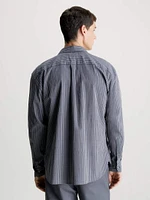 Camisa Calvin Klein Relaxed Hombre Gris