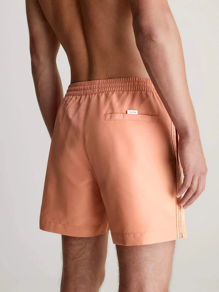 Traje de Baño Calvin Klein Logo Tape Hombre Rosa