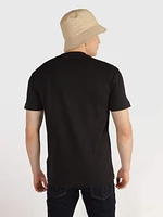 Playera Calvin Klein Franja Hombre Negro