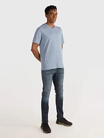 Playera Calvin Klein Monograma Hombre Azul