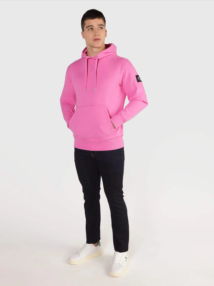 Sudadera Calvin Klein Logo Hombre Rosa