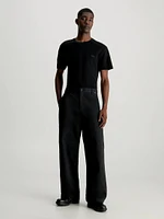 Playera Calvin Klein Slim Hombre Negro