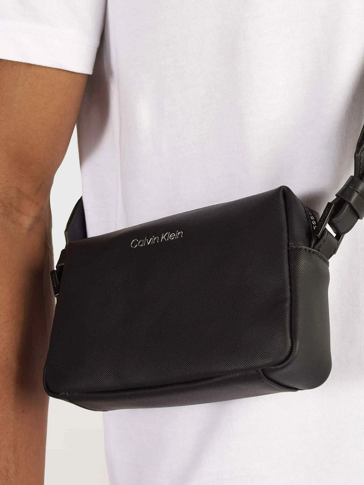 Bolsa Calvin Klein Camera Hombre Negro - Talla: Única