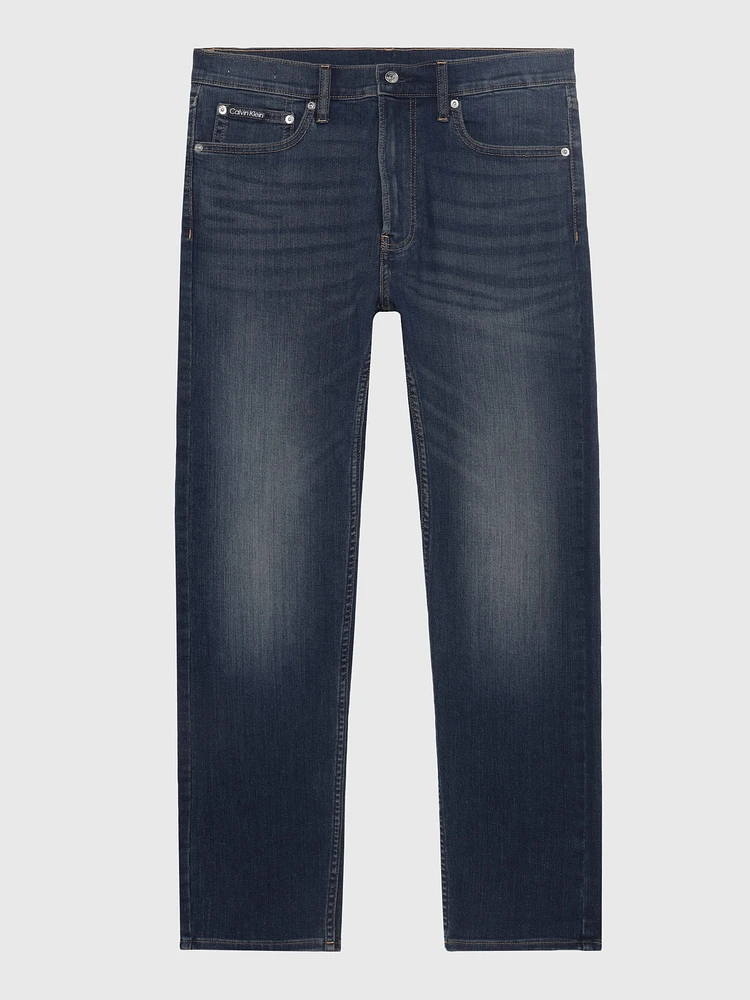 Jeans Calvin Klein Slim Washed Hombre Azul