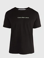 Playera Calvin Klein Logotipo Hombre Negro