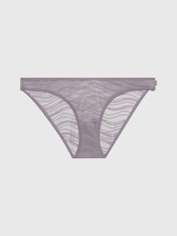 Bikini Calvin Klein Encaje Mujer Morado