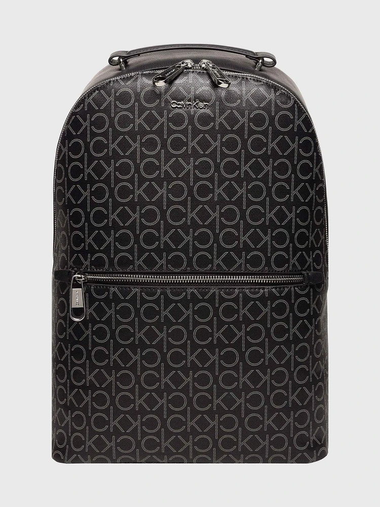 Mochila Calvin Klein con Monograma Hombre Negro - Talla: Única