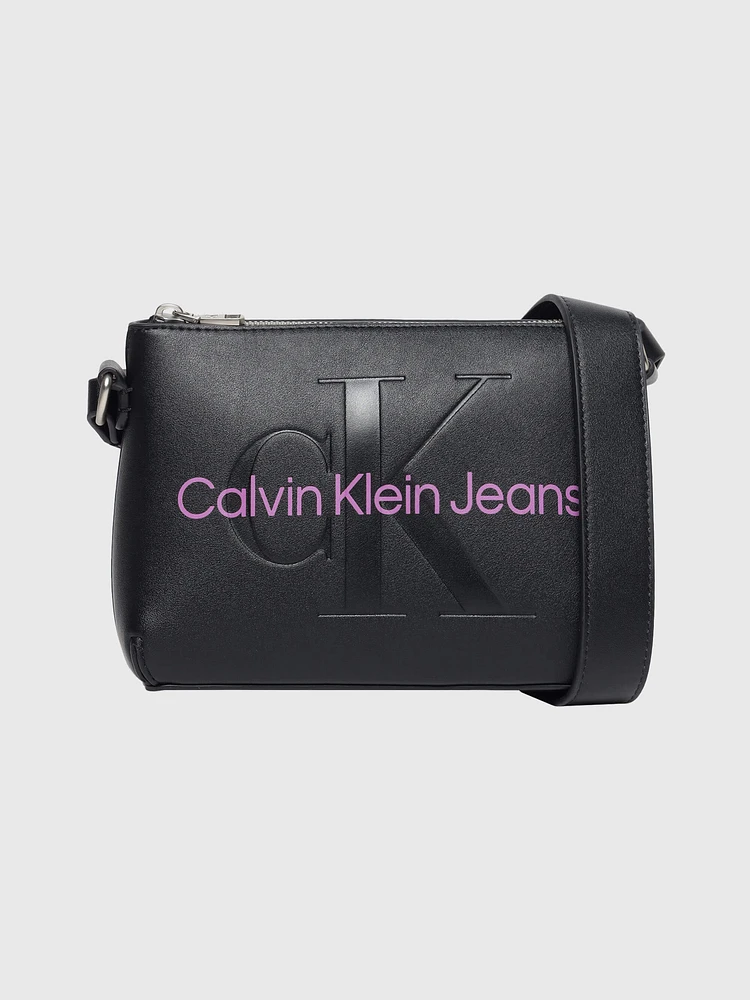 Bolsa Calvin Klein Shoulder Mujer Negro - Talla: Única