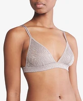 Brasier Calvin Klein Lightly Lined Mujer Gris