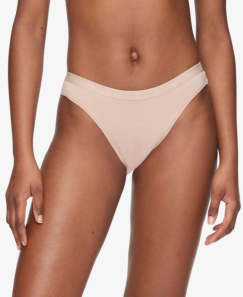 Bikini Calvin Klein Nylon Mujer Beige