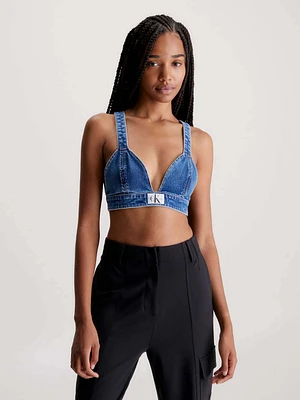 Top Calvin Klein Denim Mujer Azul