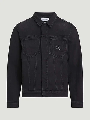 Chamarra Calvin Klein Denim Hombre Negro