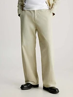 Pantalón Calvin Klein Relaxed Hombre Beige