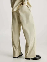 Pantalón Calvin Klein Relaxed Hombre Beige