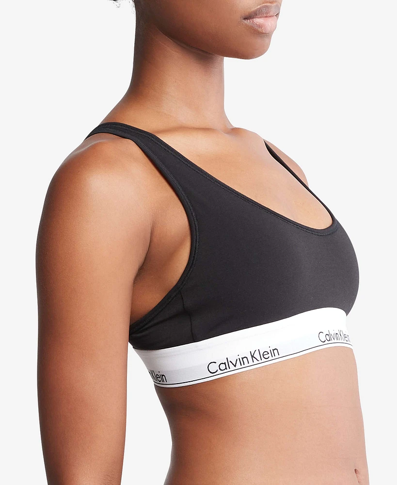 Bralette Calvin Klein Modern Cotton Mujer Negro