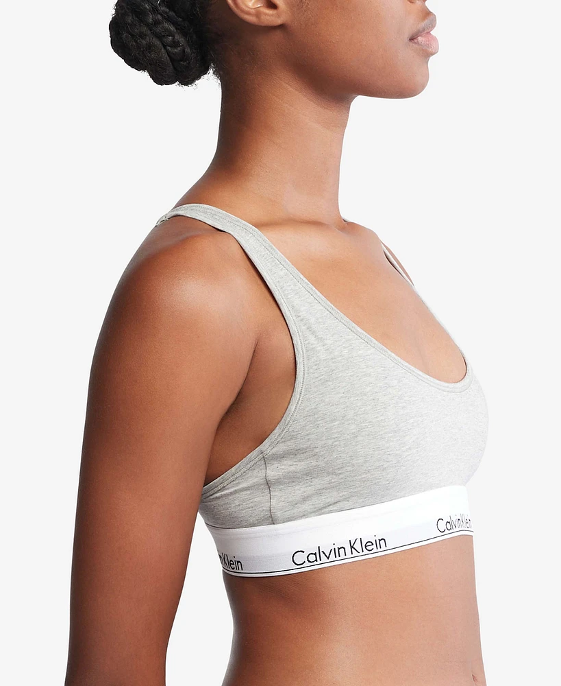 Bralette Calvin Klein Modern Cotton Mujer Gris