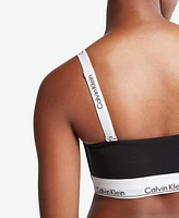 Bralette Calvin Klein Modern Cotton Bandeau Mujer Negro