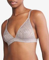 Brasier Calvin Klein Lightly Lined Mujer Gris