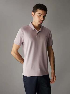 Polo Calvin Klein Liquid Touch Hombre Rosa