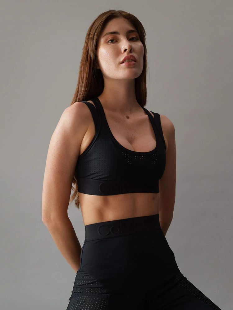 Top Calvin Klein Deportivo Mujer Negro