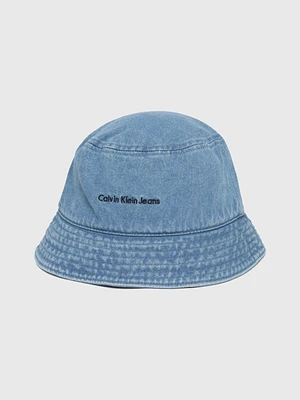 Bucket Calvin Klein Denim Azul - Talla: Única