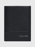 Cartera Calvin Klein de Piel Hombre Negro - Talla: Única