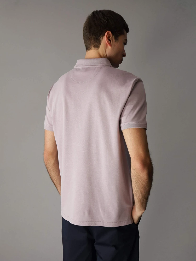 Polo Calvin Klein Liquid Touch Hombre Rosa