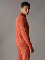 Sudadera Calvin Klein Logo Hombre Naranja
