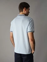 Polo Calvin Klein Logo Hombre Azul