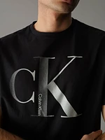 Playera Calvin Klein con Monograma Hombre Negro