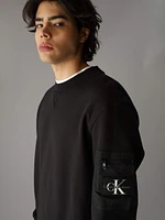 Sudadera Calvin Klein Bolsillo Hombre Negro