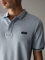 Polo Calvin Klein Logo Hombre Azul