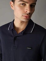 Polo Calvin Klein Logo Hombre Azul Marino